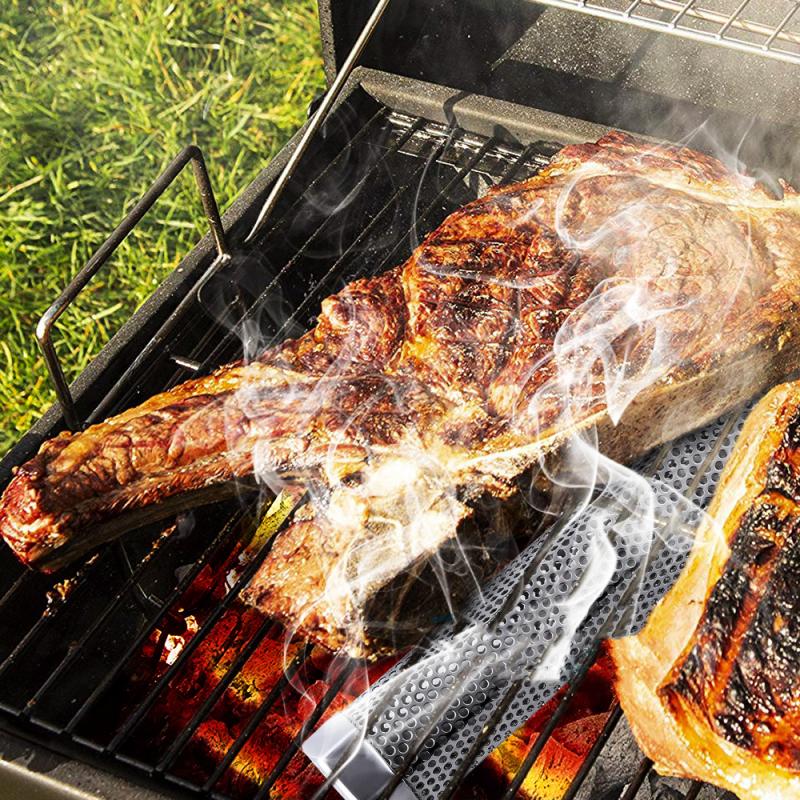 BBQ Stainless Steel Smoker Smoke BOX